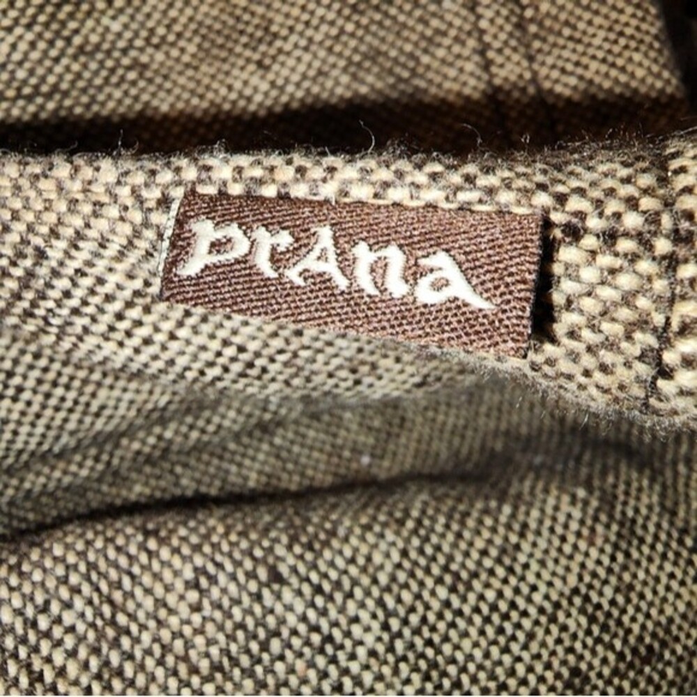 PrAna Brown Wool‎ Blend Tweed Wide Leg Cropped Pants Size 2 - Picture 4 of 7